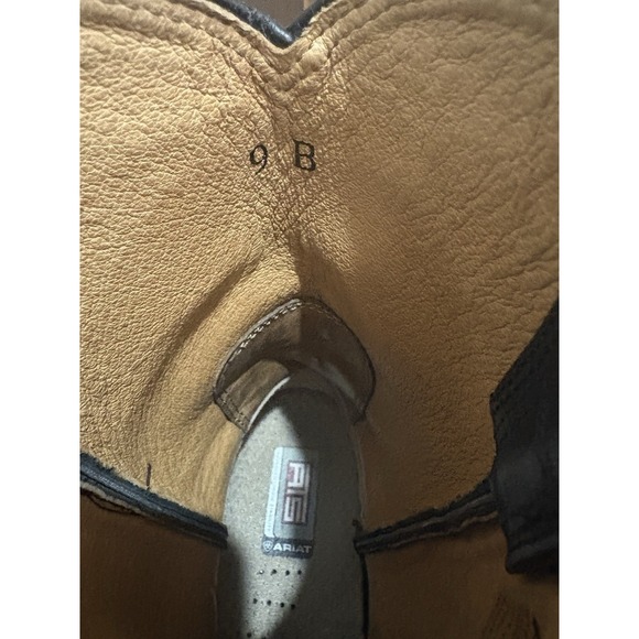 Women's Ariat Heritage Roper Western Boots Black Size 9B - Picture 7 of 8